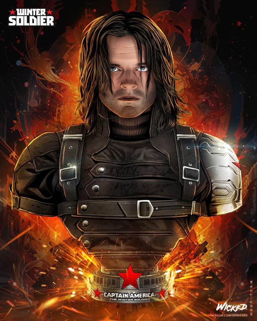 Winter Soldier Bust