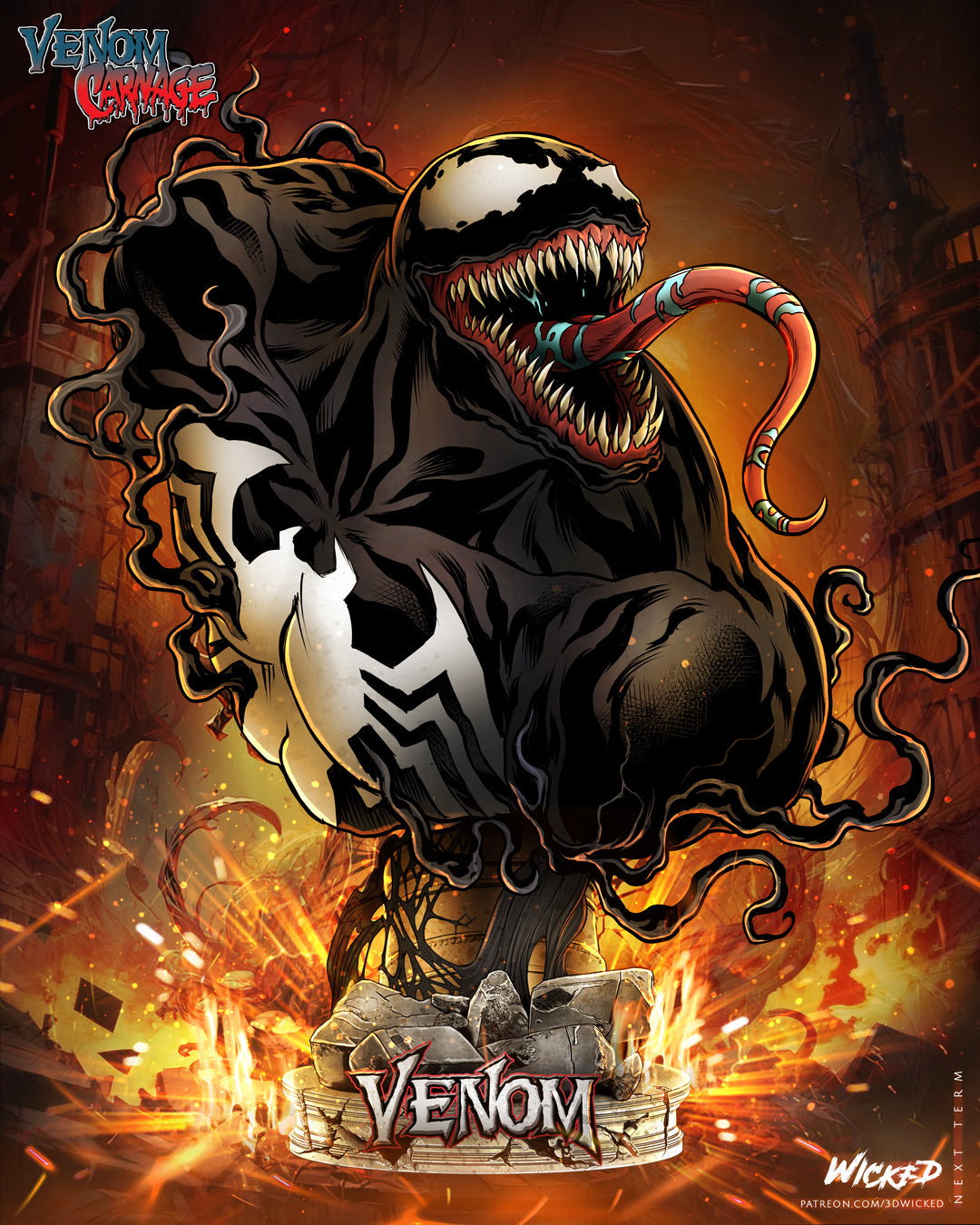 Venom Bust