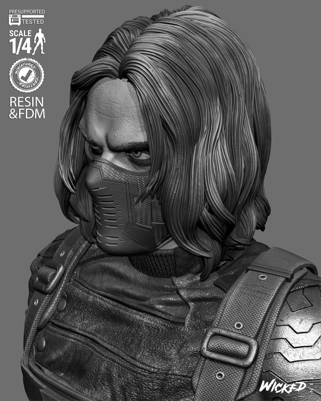 Winter Soldier Bust
