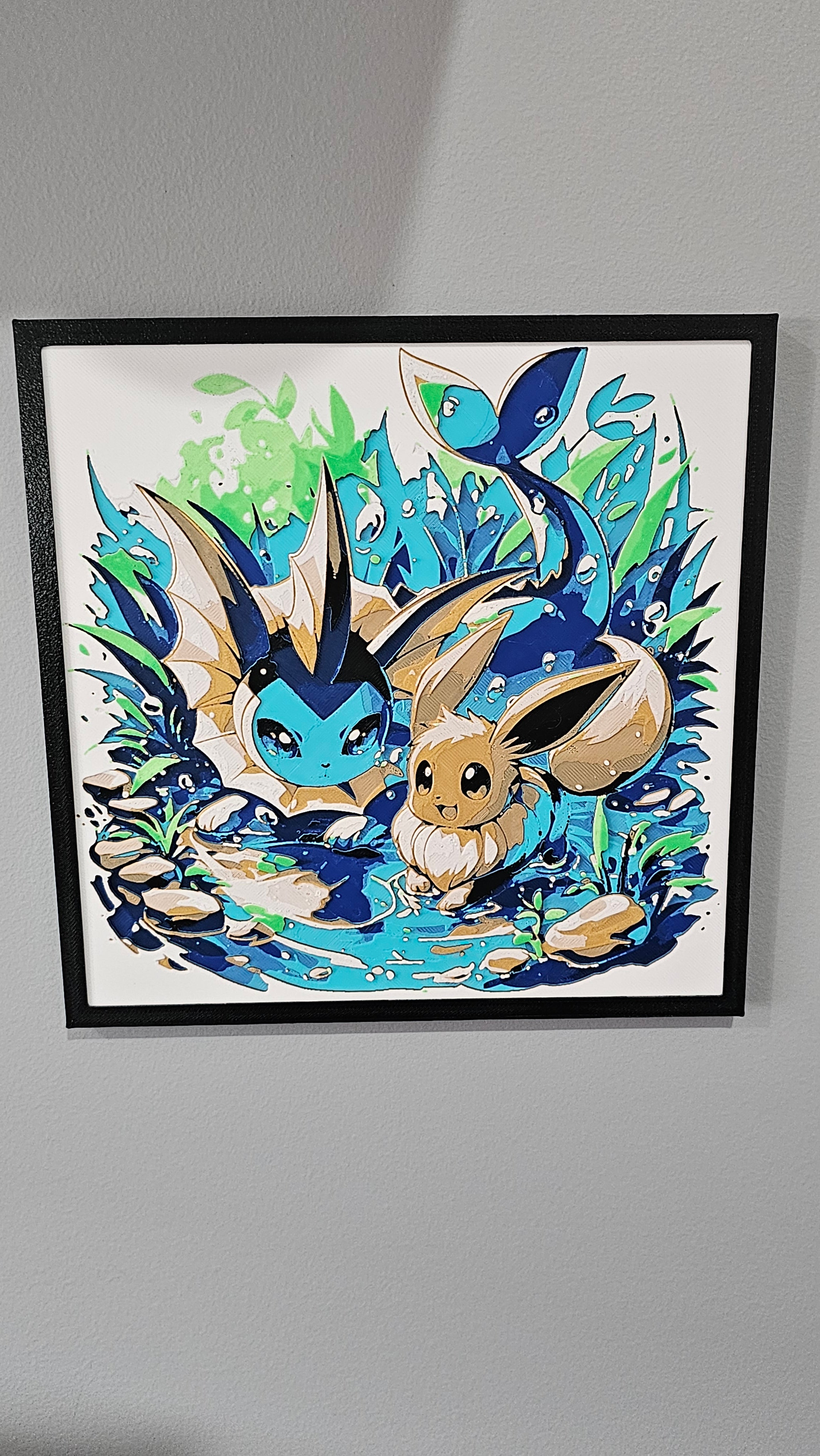 Eevee and Vaporeon