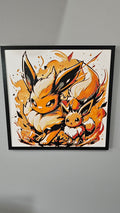 Eevee and Flareon