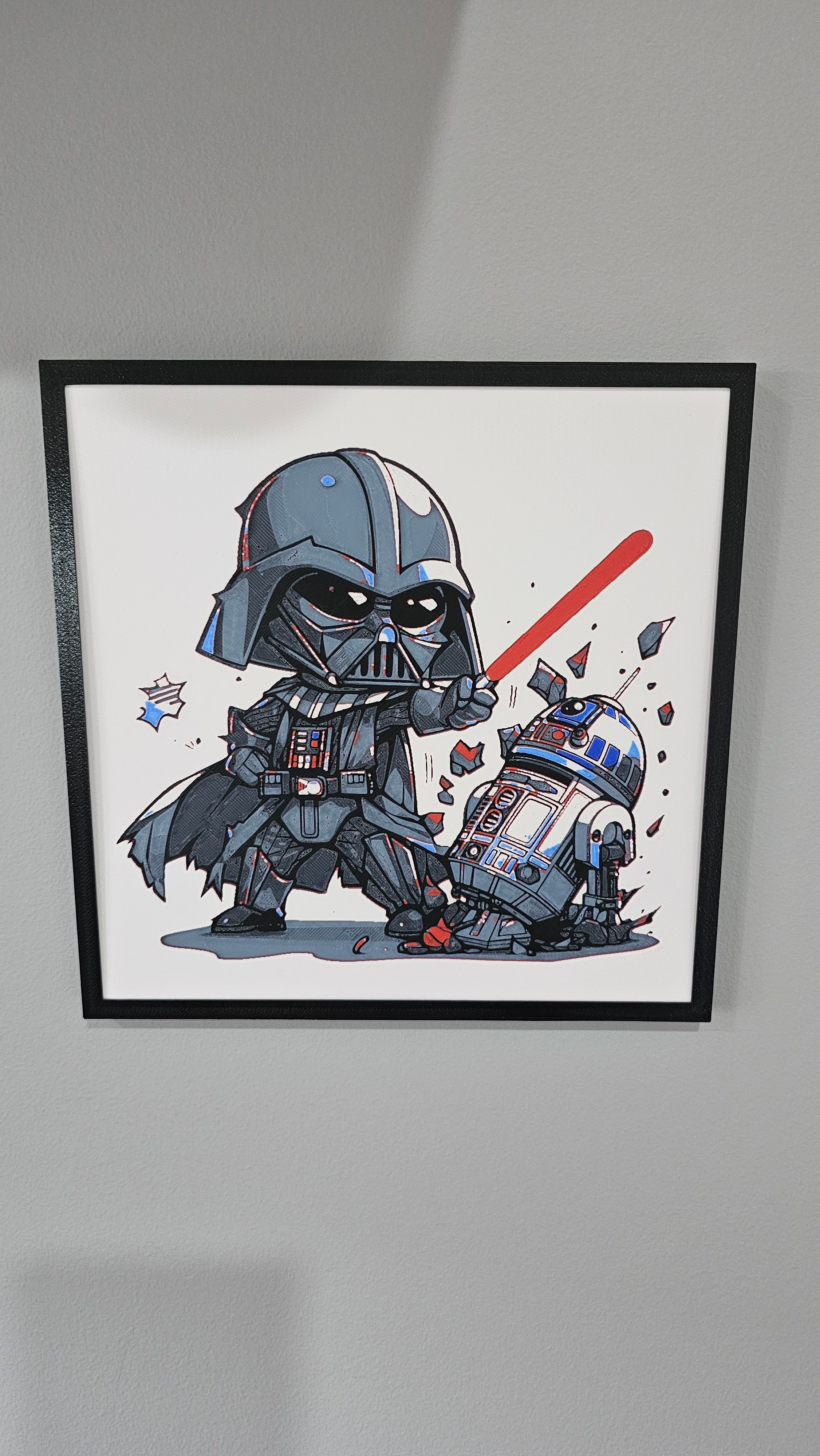 Darth Vader and R2D2 Chibi
