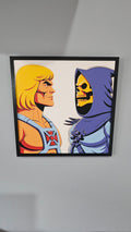 He-man and Skeletor