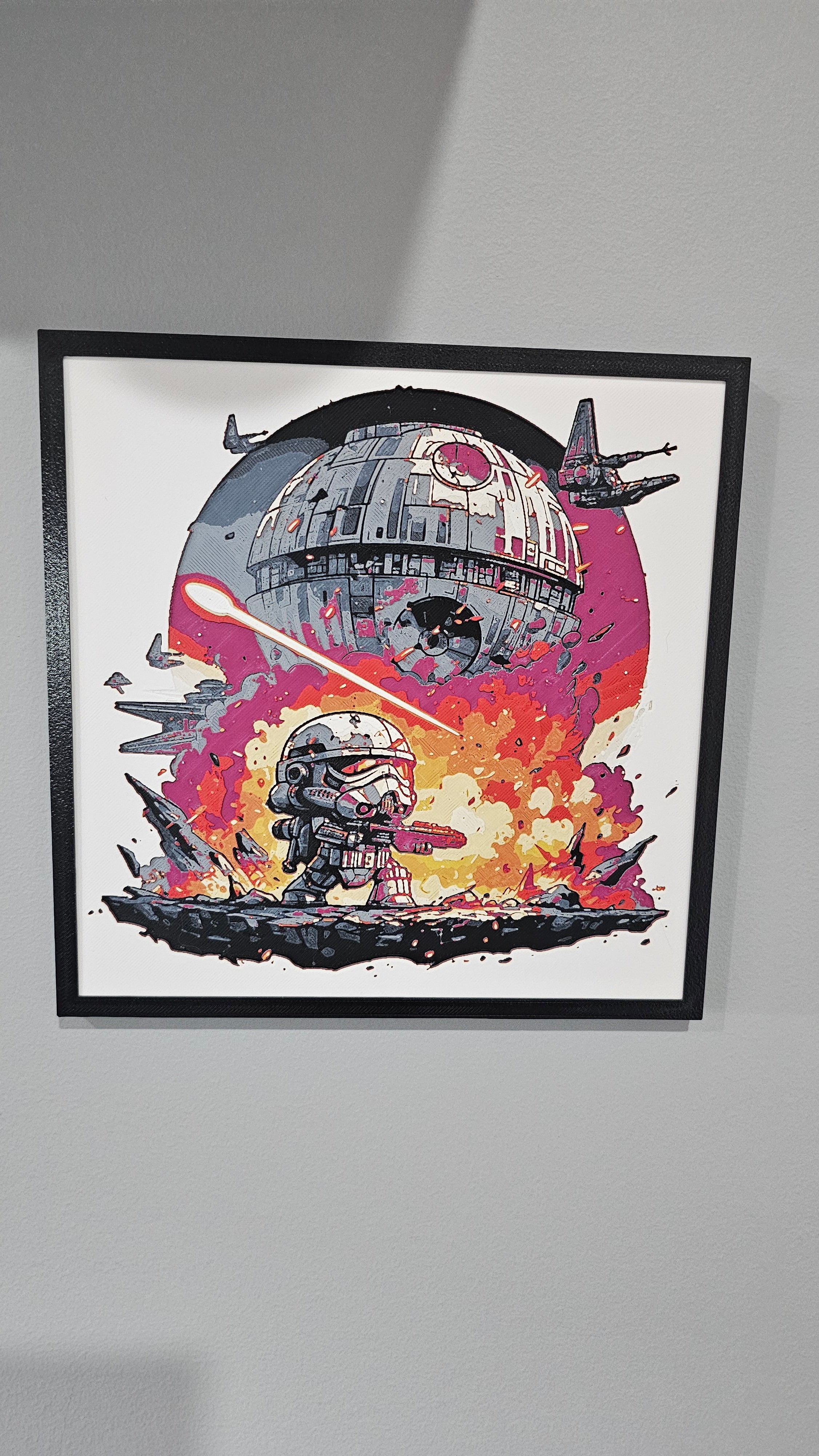 Storm Trooper and Deathstar Chibi