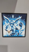Eevee and Glaceon