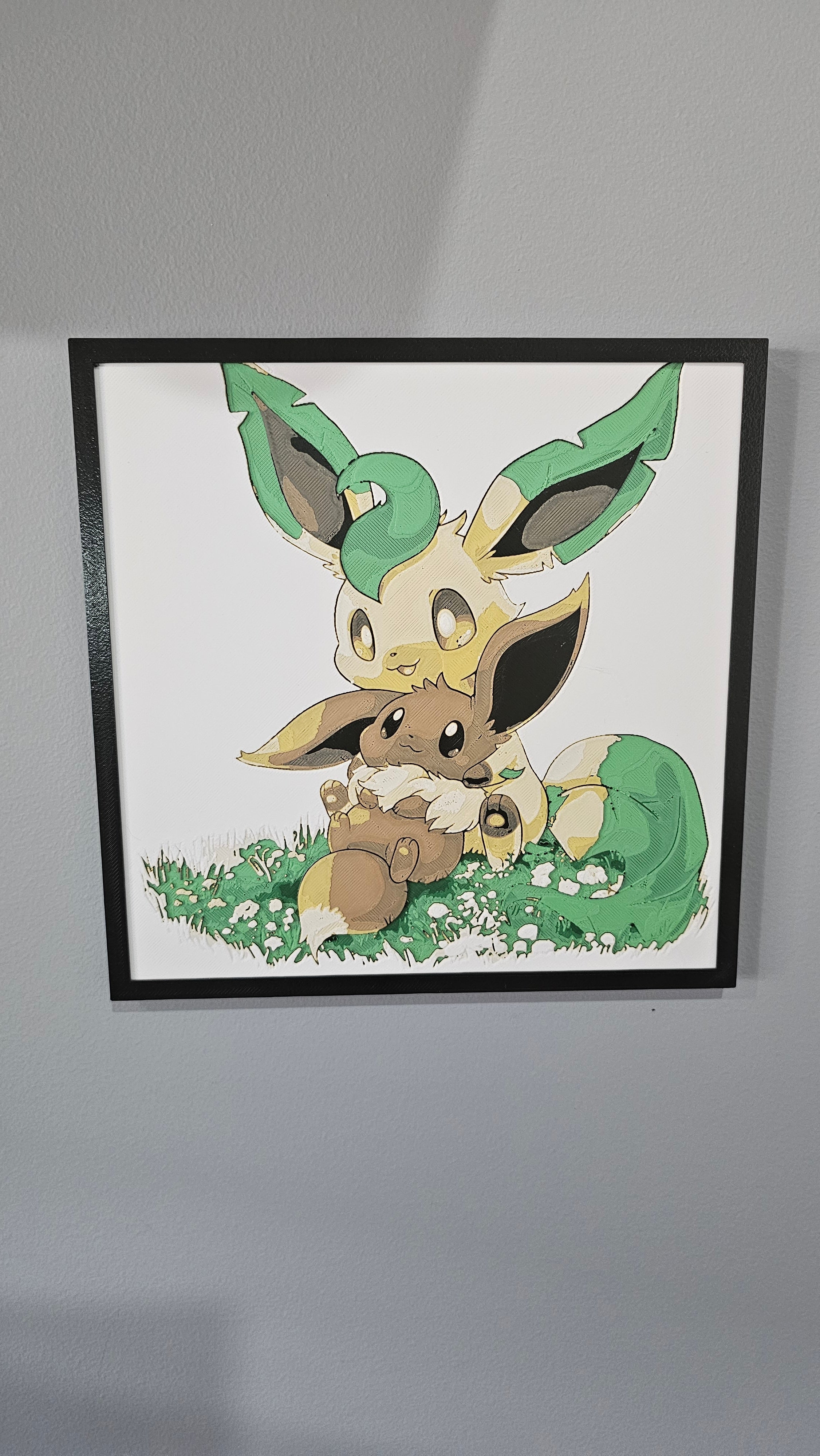 Eevee and Leafeon