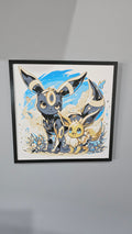 Eevee and Umbreon