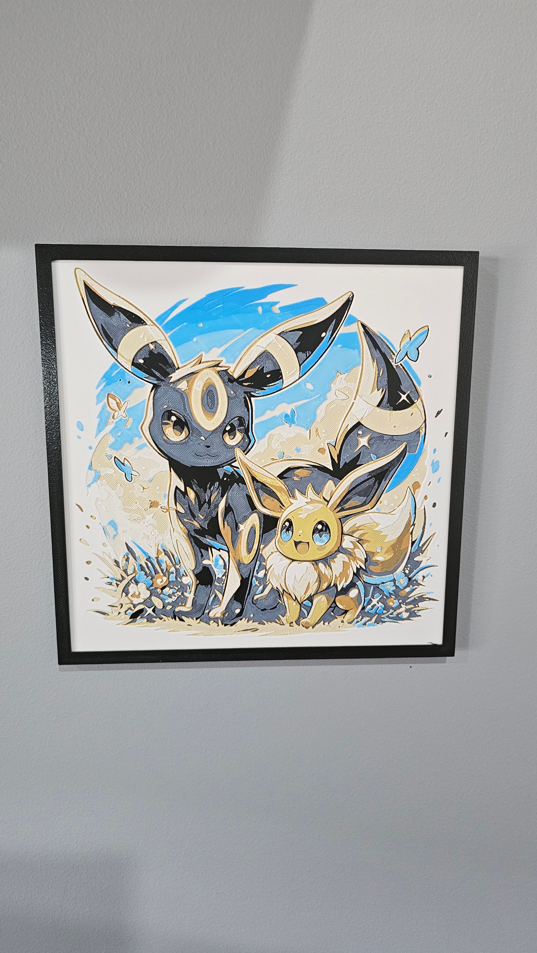 Eevee and Umbreon