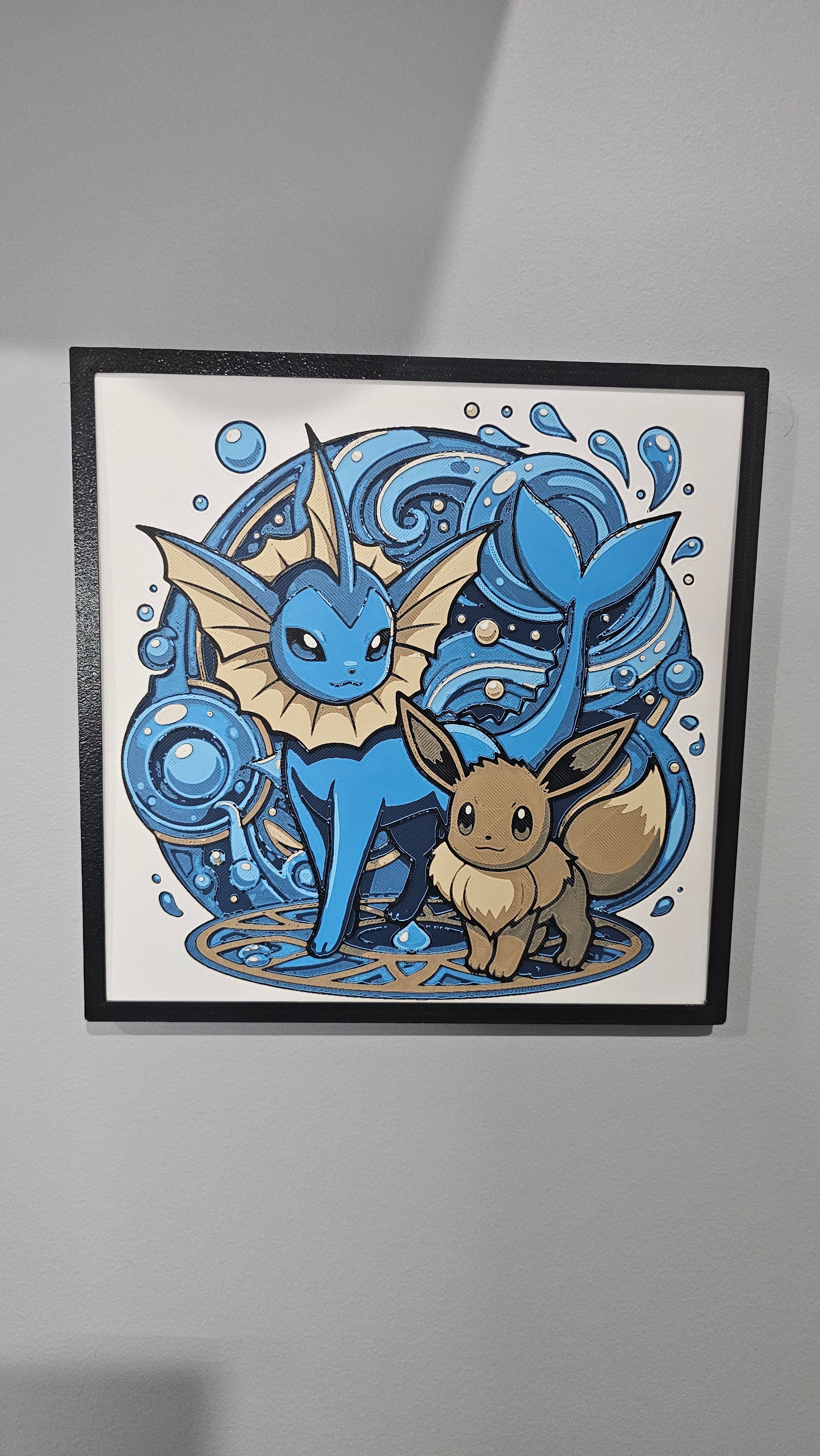 Eevee and Vaporeon