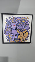 Eevee and Espeon