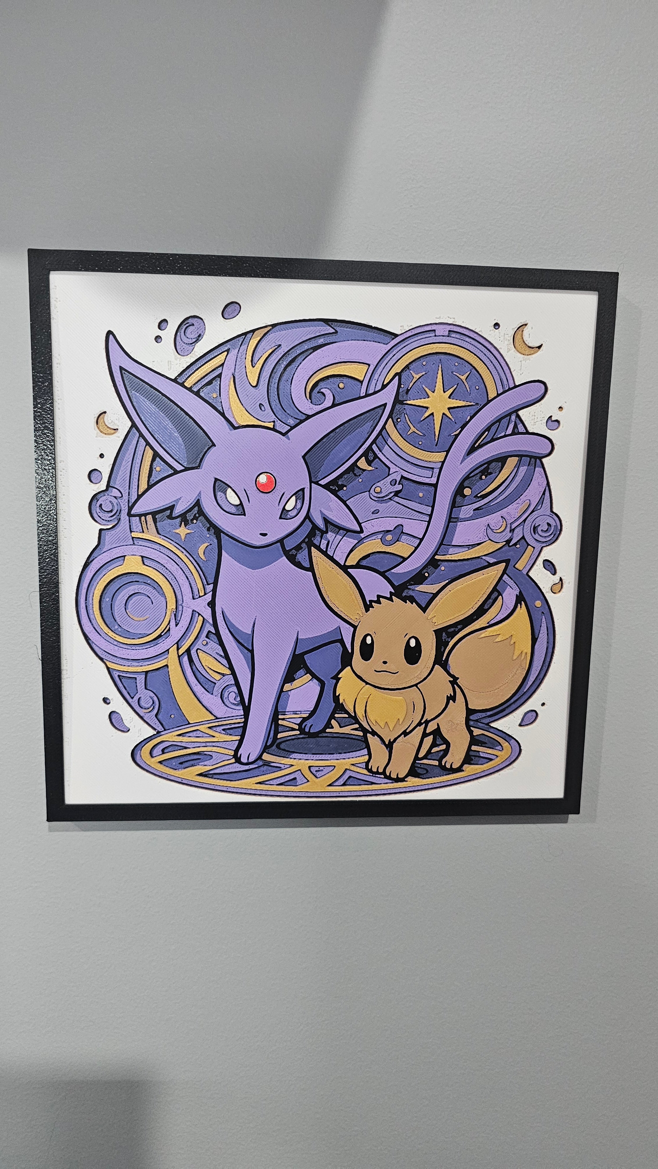 Eevee and Espeon