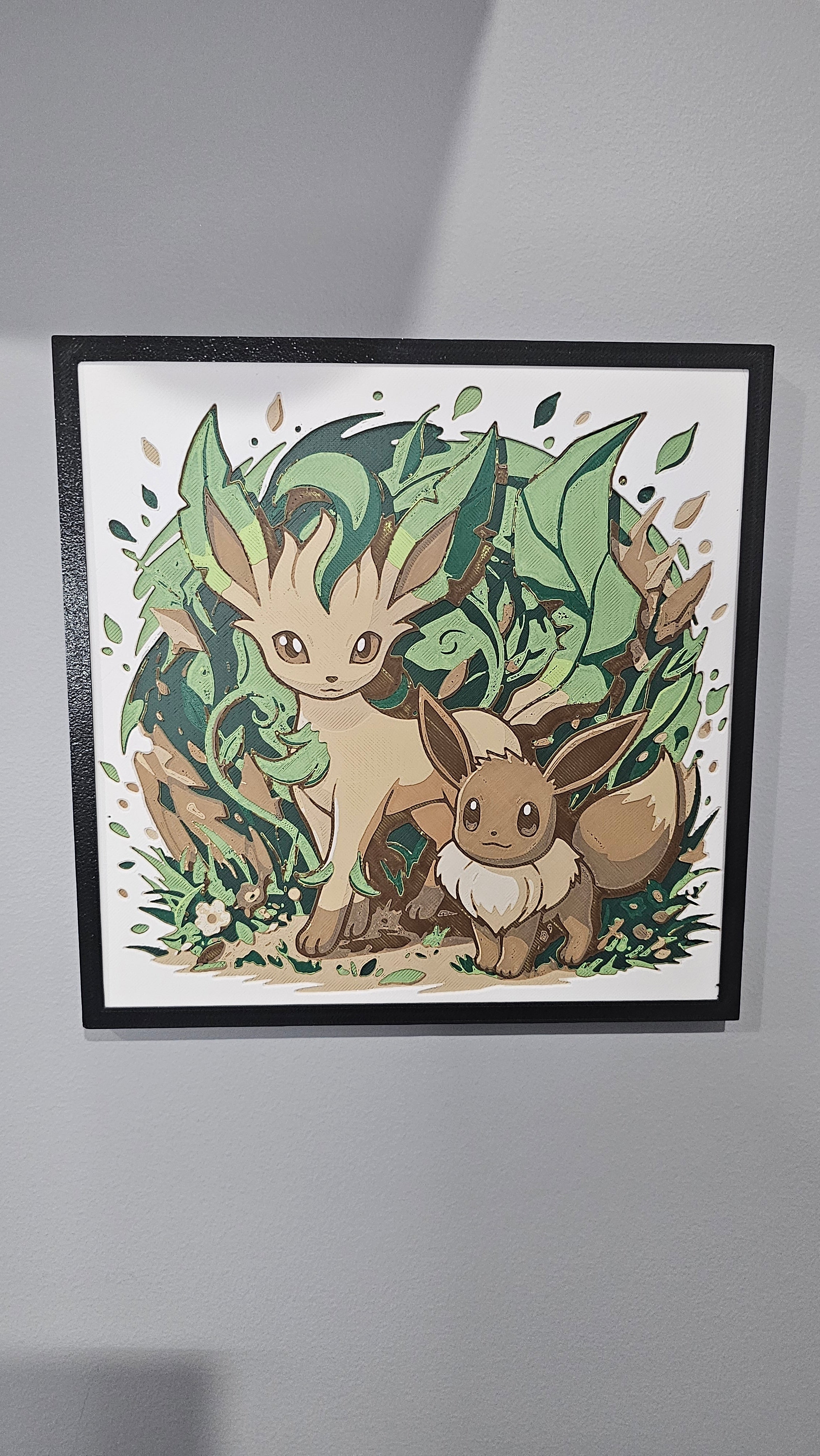 Eevee and Leafeon