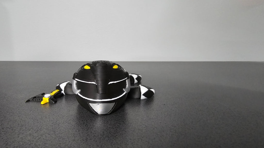 MMPR Black Ranger Shoulder Buddy