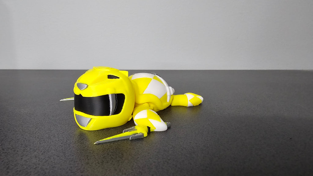MMPR Yellow Ranger Shoulder Buddy