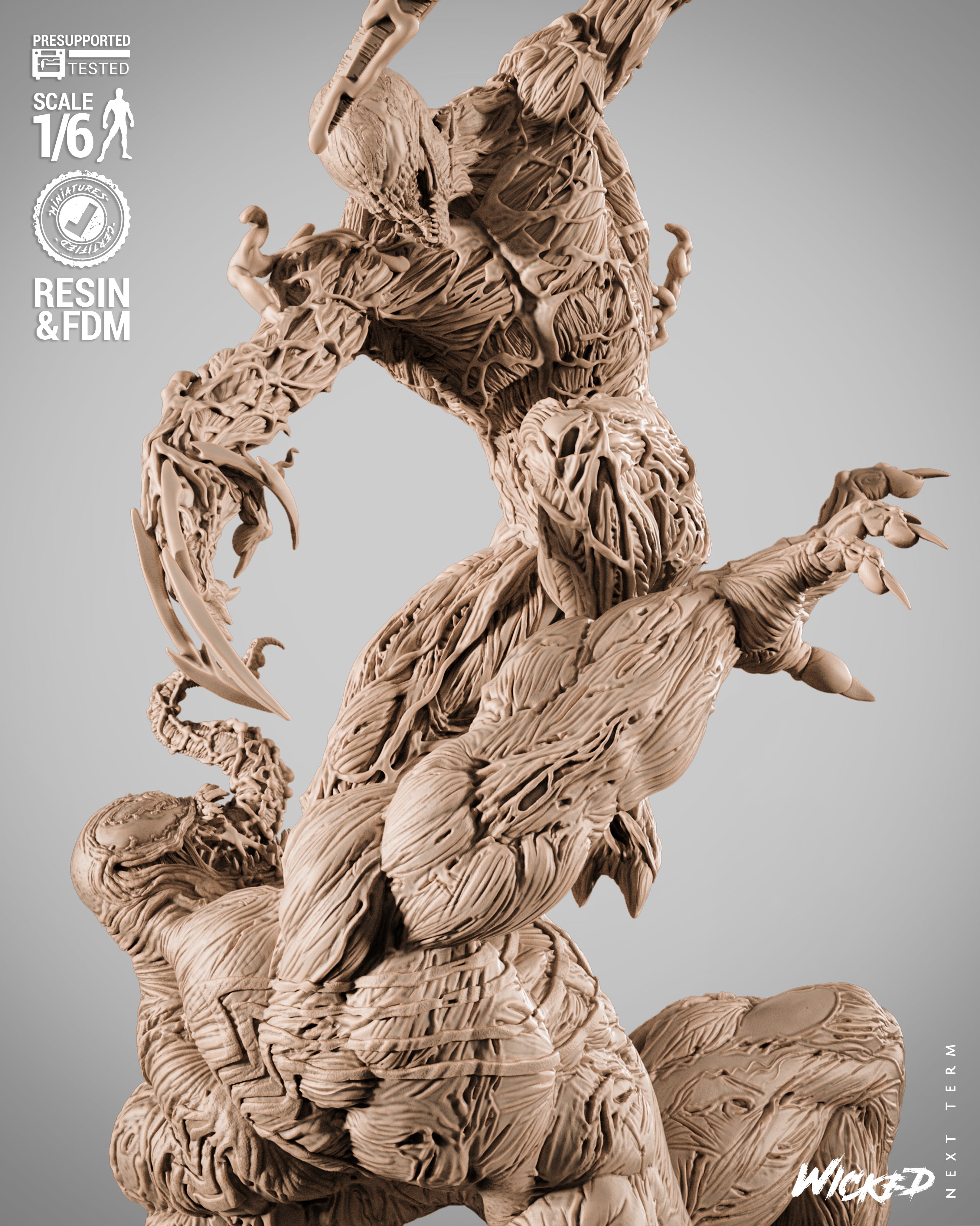 Venom and Carnage Diorama